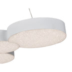 M5762 Lunas Pendant 63.5cm x 46.3cm 43W LED RF Remote Control White