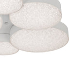 M5764 Lunas Flush Ceiling 61cm Diameter 54W LED RF Remote Control White