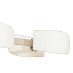 M0172 Lupa Rectangular Telescopic Pendant Bar 6 Light G9 Polished Chrome/Frosted White Glass
