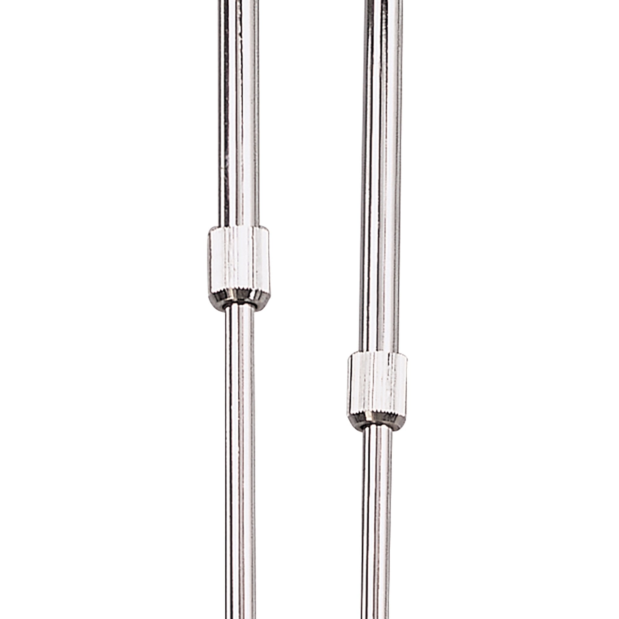 M0169 Lupa Telescopic Pendant Linear Bar 4 Light G9 Polished Chrome/Frosted White Glass