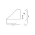 M7693 Luppi Wall Light 1 Light White