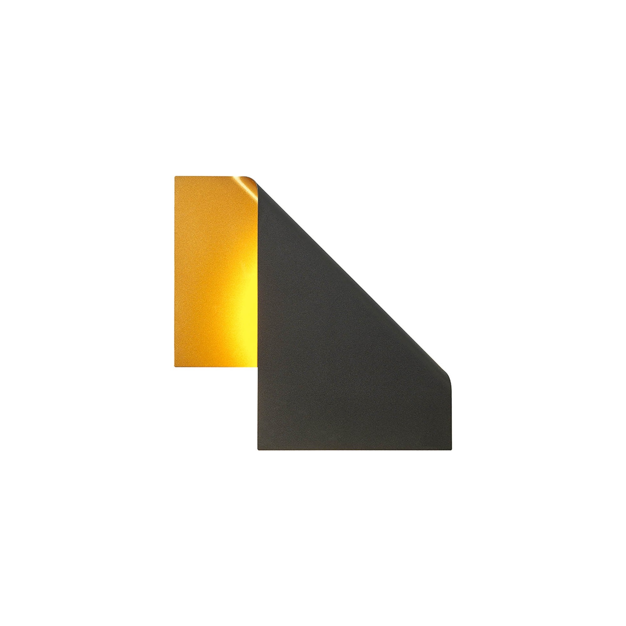 M7694 Luppi Wall Light 1 Light Black/Gold