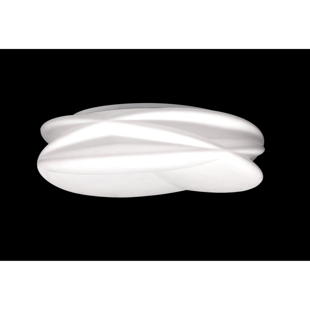M5955 Lascas Flush 70cm Round 60W LED -6500K Tuneable Remote Control White
