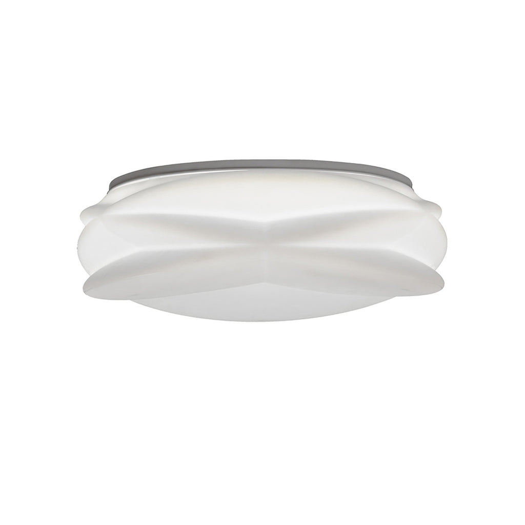 M5956 Lascas Flush 54cm Round 55W LED -6500K Tuneable Remote ControlWhite