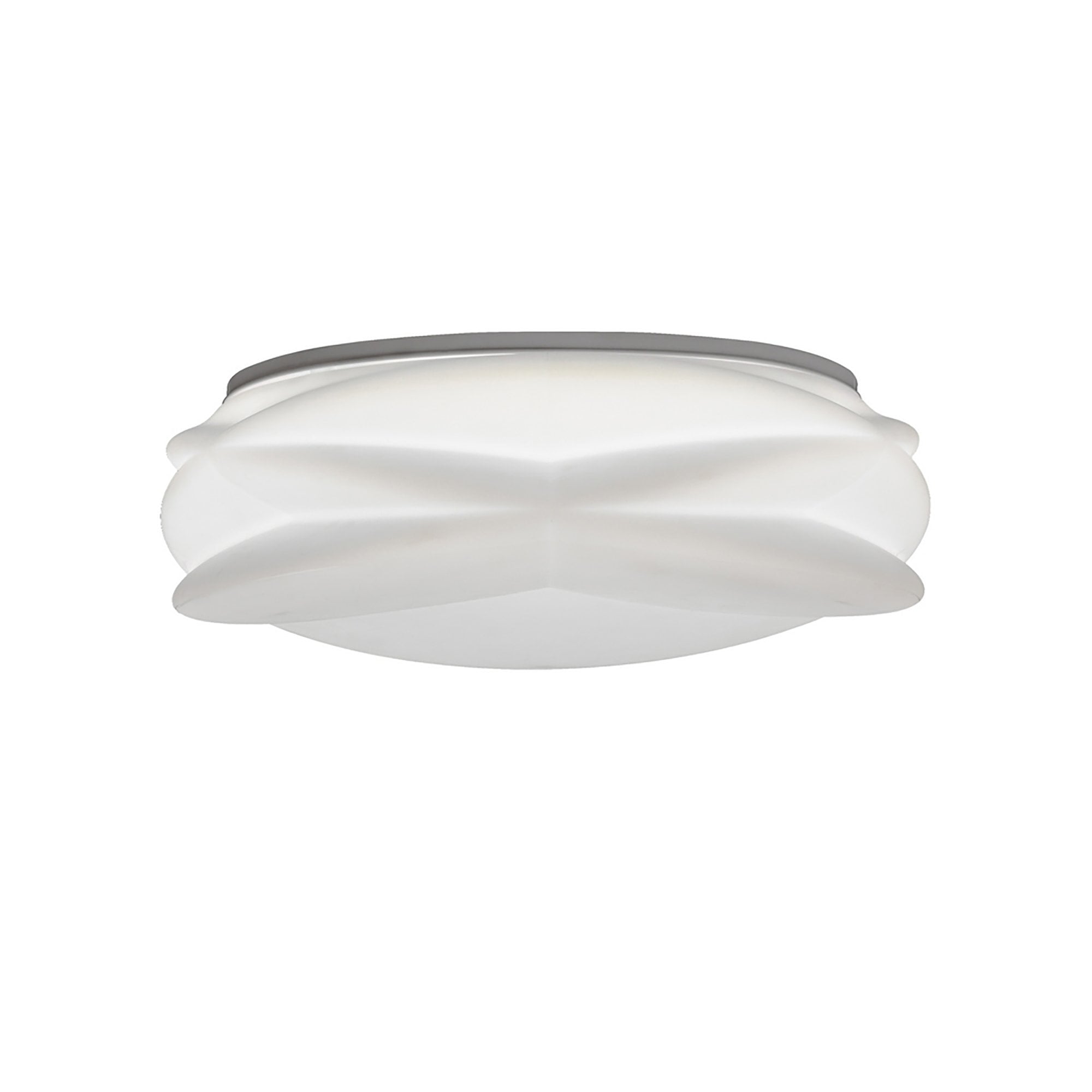 M5956 Lascas Flush 54cm Round 55W LED -6500K Tuneable Remote ControlWhite