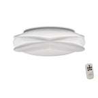 M5956 Lascas Flush 54cm Round 55W LED -6500K Tuneable Remote ControlWhite