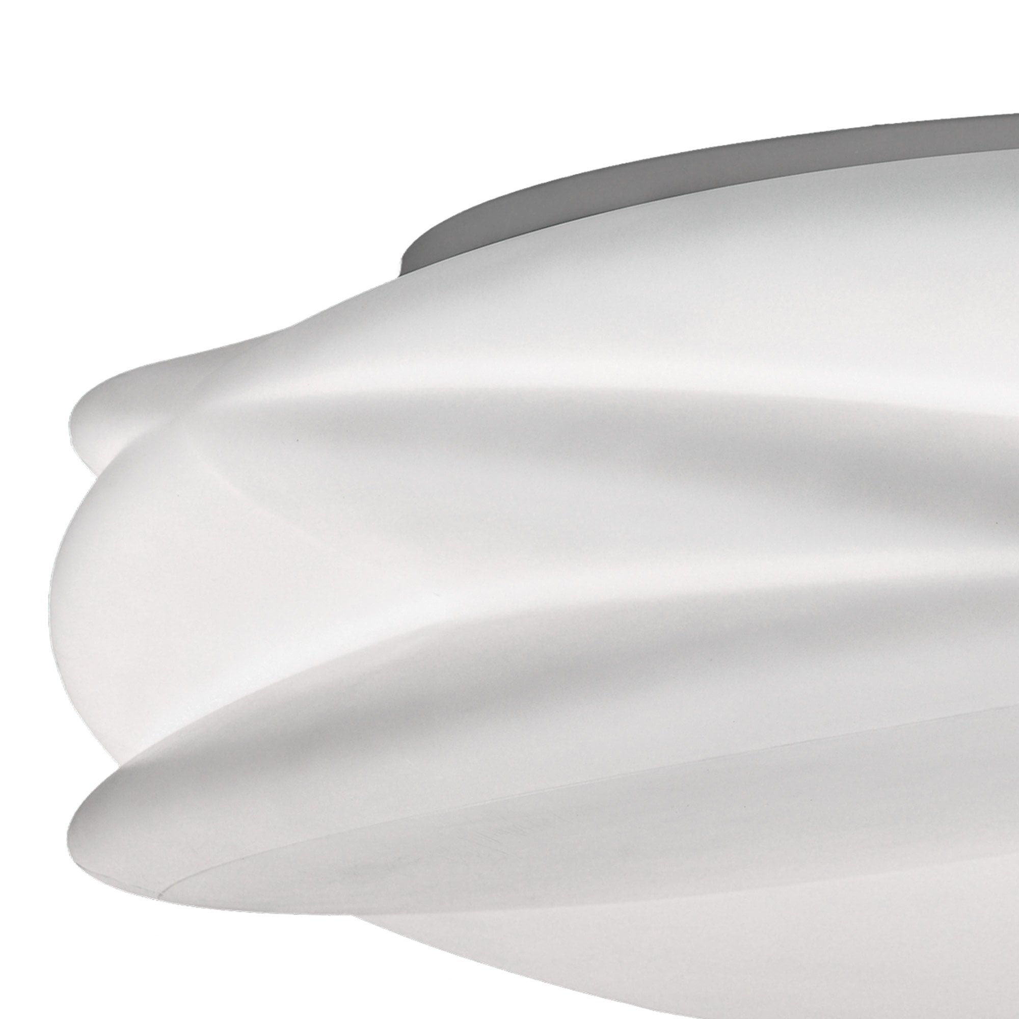 M5956 Lascas Flush 54cm Round 55W LED -6500K Tuneable Remote ControlWhite