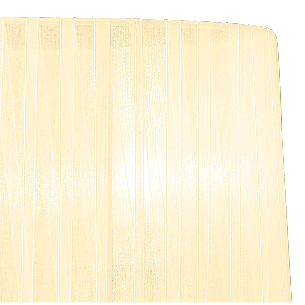 M4634/S/CS Loewe Wall Lamp Switched 2 Light E14 Polished Chrome Cream Shade