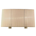 M4634AB/S/SB Loewe Wall Lamp Switched 2 Light E14 Antique Brass Soft Bronze Shade