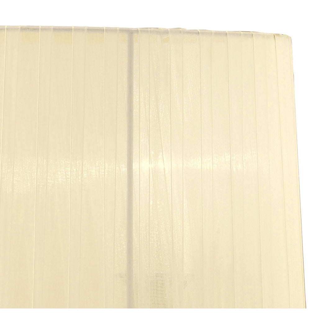 M4634AB/S Loewe Wall Lamp Switched 2 Light E14 Antique Brass Cream Shade