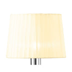 M4636/CS Loewe Table Lamp 1 Light E27 Large Polished Chrome Cream Shade