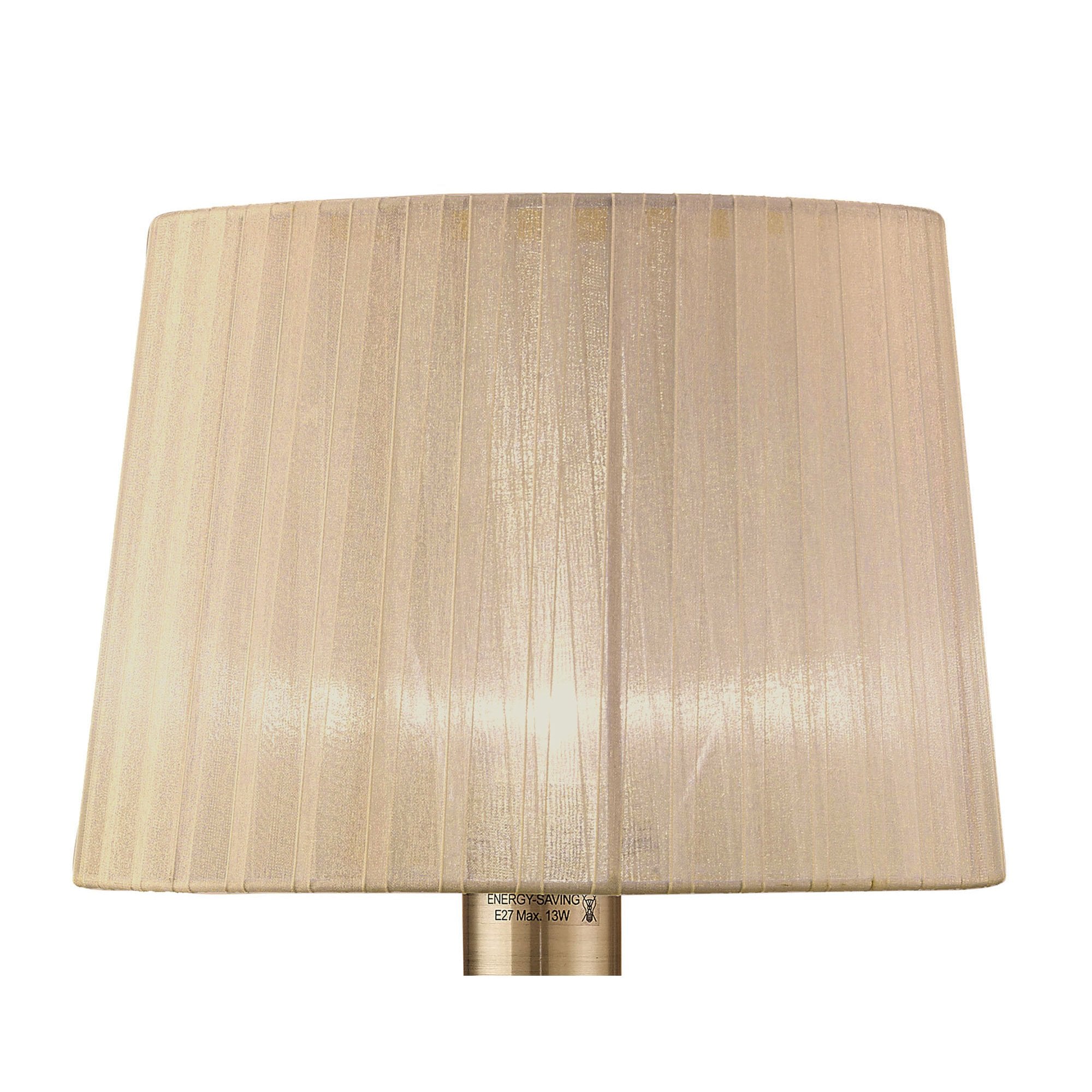 M4636AB/SB Loewe Table Lamp 1 Light E27 Large Antique Brass Soft Bronze Shade