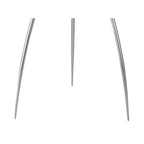 M4638/CS Loewe Floor Lamp 3 Light E27 Polished Chrome Cream Shade
