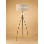 M4638AB/SB Loewe Floor Lamp 3 Light E27 Antique Brass Soft Bronze Shade