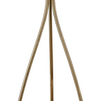 M4638AB/SB Loewe Floor Lamp 3 Light E27 Antique Brass Soft Bronze Shade