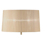 M4638AB/SB Loewe Floor Lamp 3 Light E27 Antique Brass Soft Bronze Shade