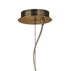 M4639AB/SB Loewe Single Pendant 3 Light E27 Antique Brass Soft Bronze Shade