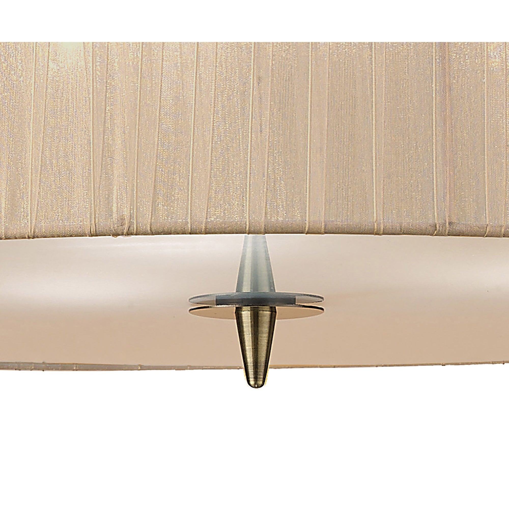 M4639AB/SB Loewe Single Pendant 3 Light E27 Antique Brass Soft Bronze Shade