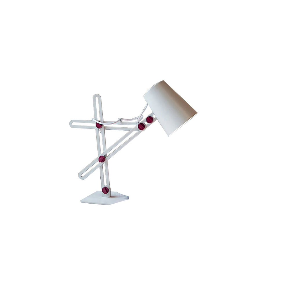 M3613 Looker Table Lamp 1 Light E27 Matt White/Purple