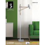 M3613 Looker Table Lamp 1 Light E27 Matt White/Purple