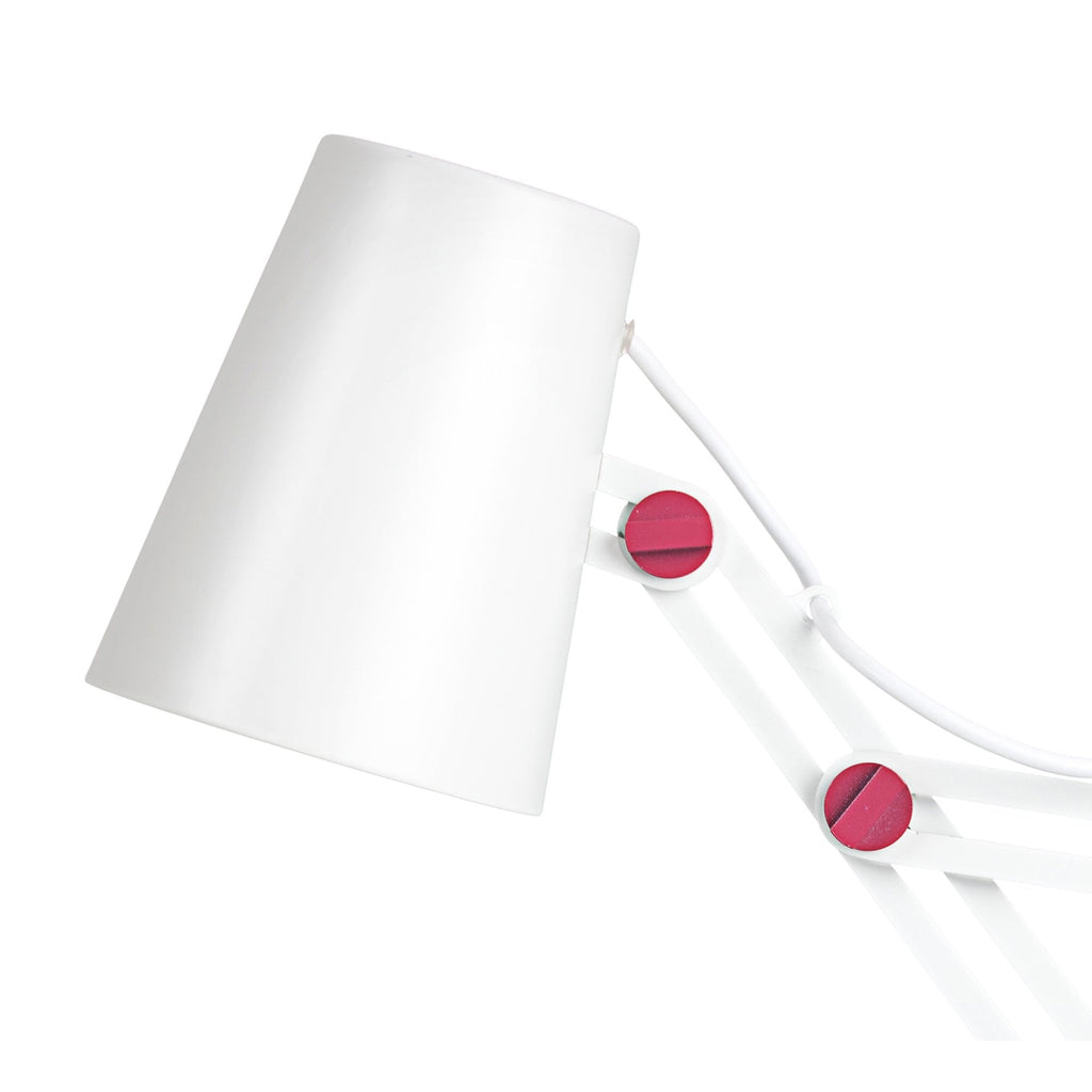 M3613 Looker Table Lamp 1 Light E27 Matt White/Purple