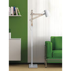 M3774 Looker Floor Lamp 1 Light E27 Matt White/Beech