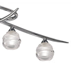 M1800 Loop Rectangular Telescopic 8 Light G9 ECO Line Polished Chrome
