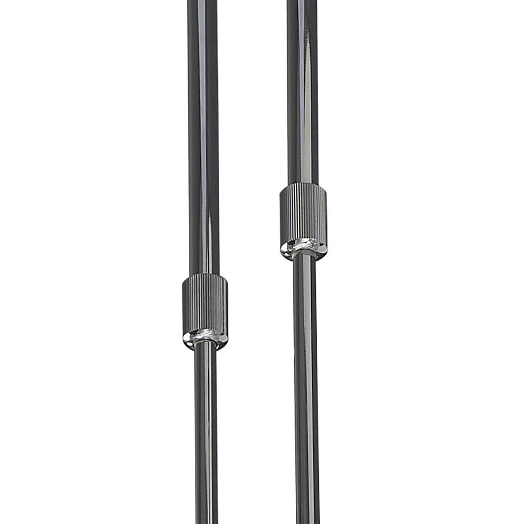 M1801 Loop Rectangular Telescopic Convertible To Semi Flush 6 Light G9 ECO Polished Chrome