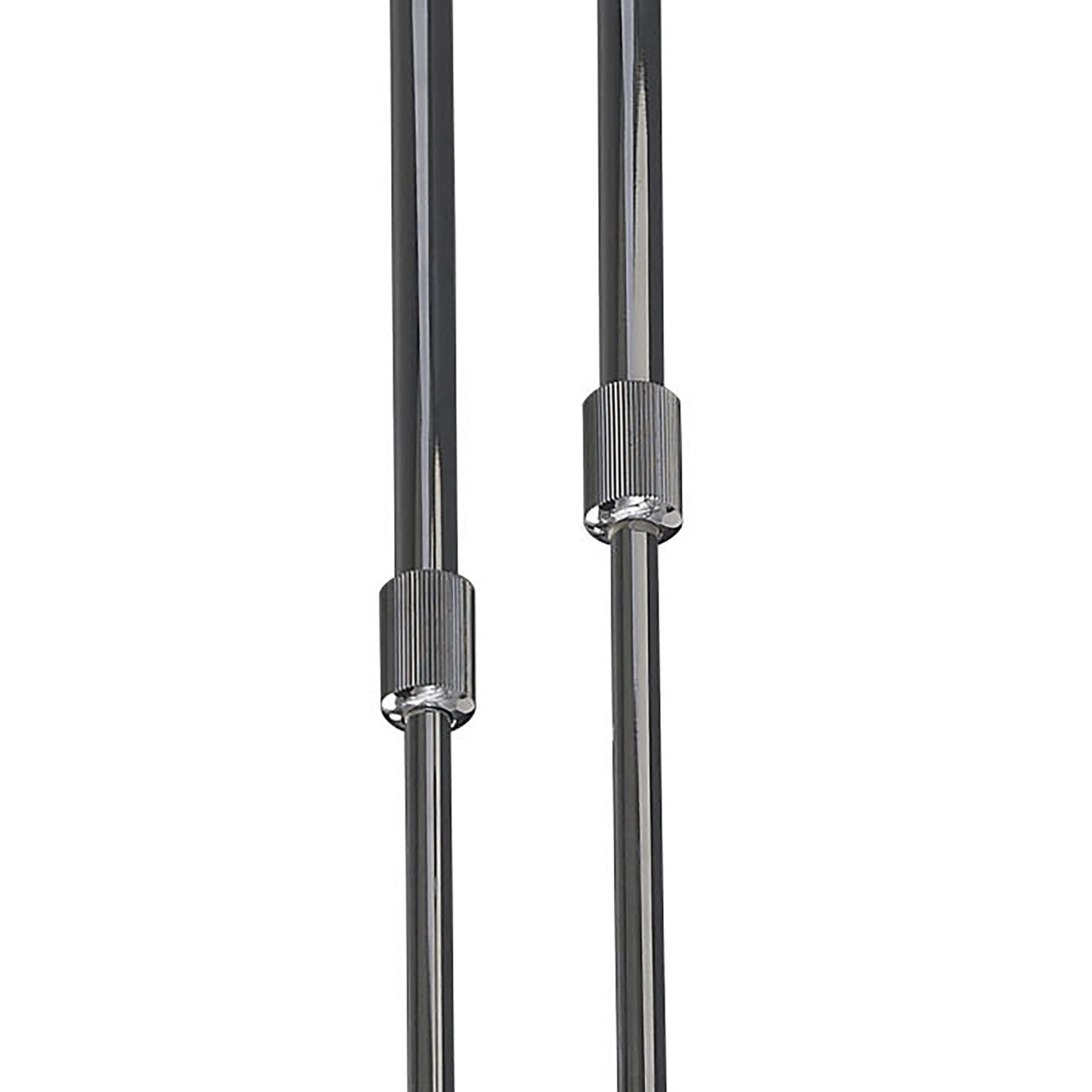 M1801 Loop Rectangular Telescopic Convertible To Semi Flush 6 Light G9 ECO Polished Chrome