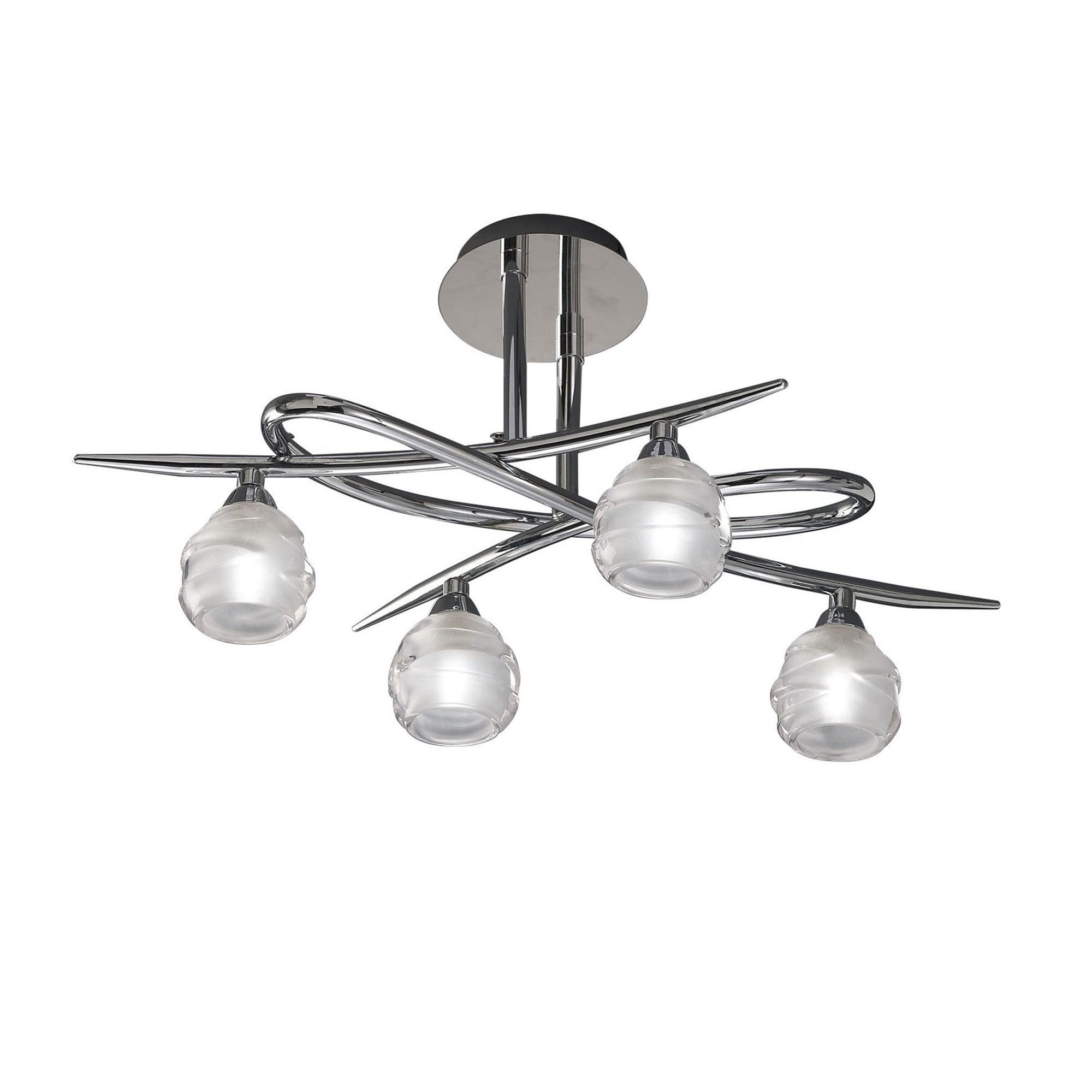 M1803 Loop Ceiling 4 Light G9 ECO Polished Chrome