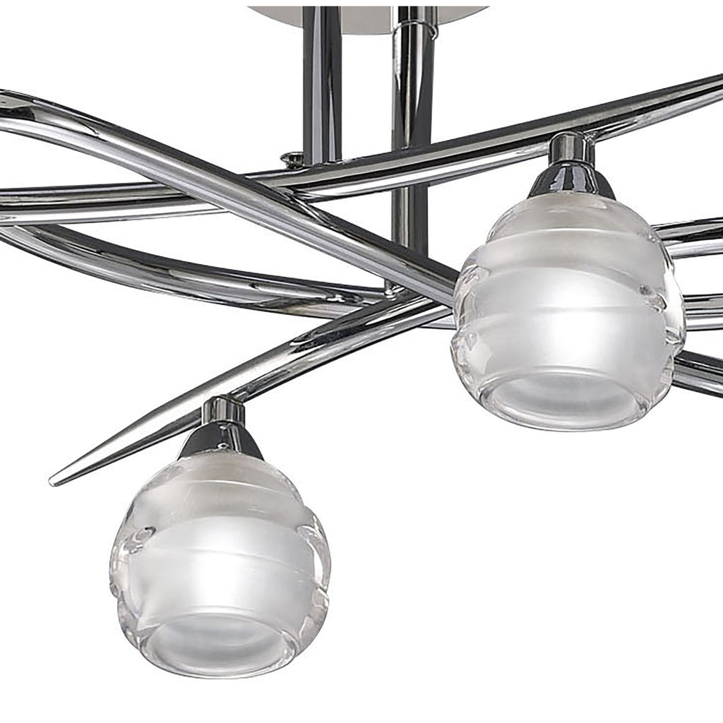 M1803 Loop Ceiling 4 Light G9 ECO Polished Chrome