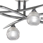 M1803 Loop Ceiling 4 Light G9 ECO Polished Chrome