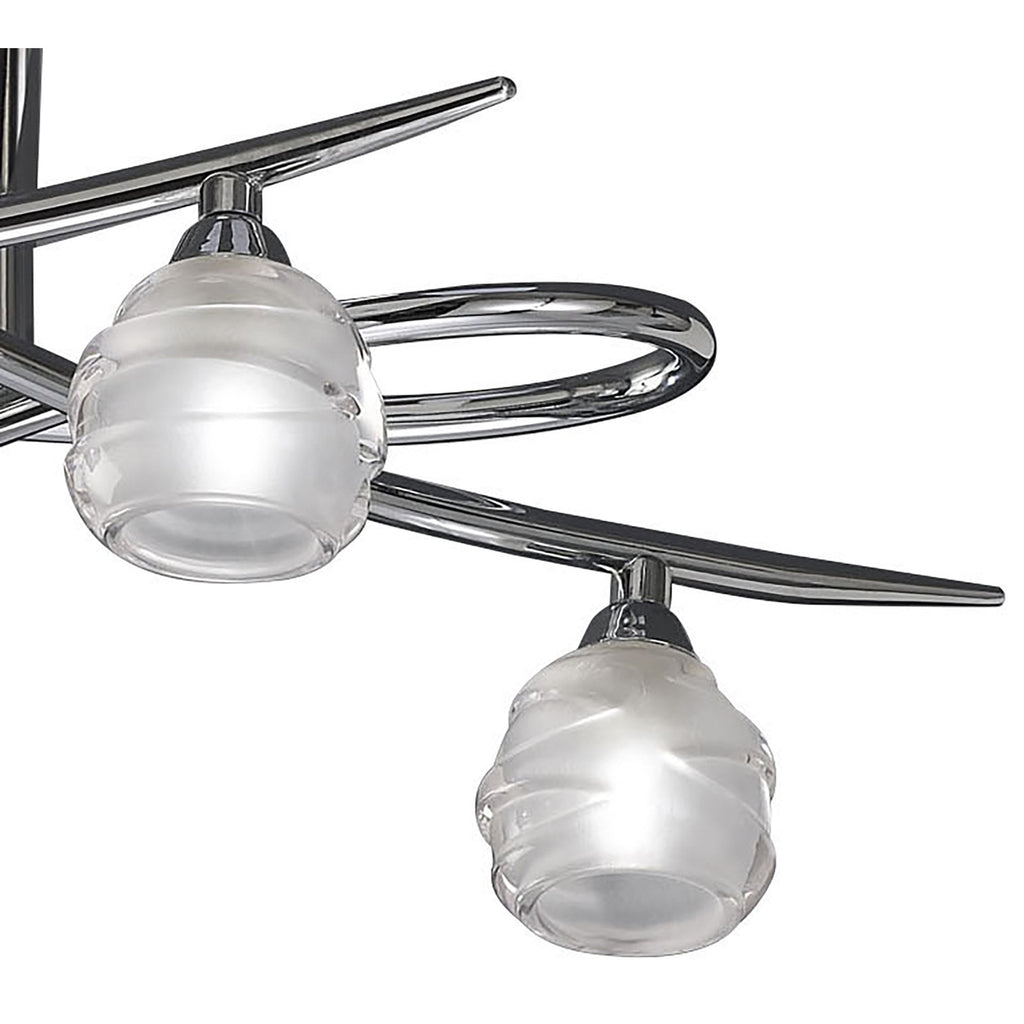 M1803 Loop Ceiling 4 Light G9 ECO Polished Chrome