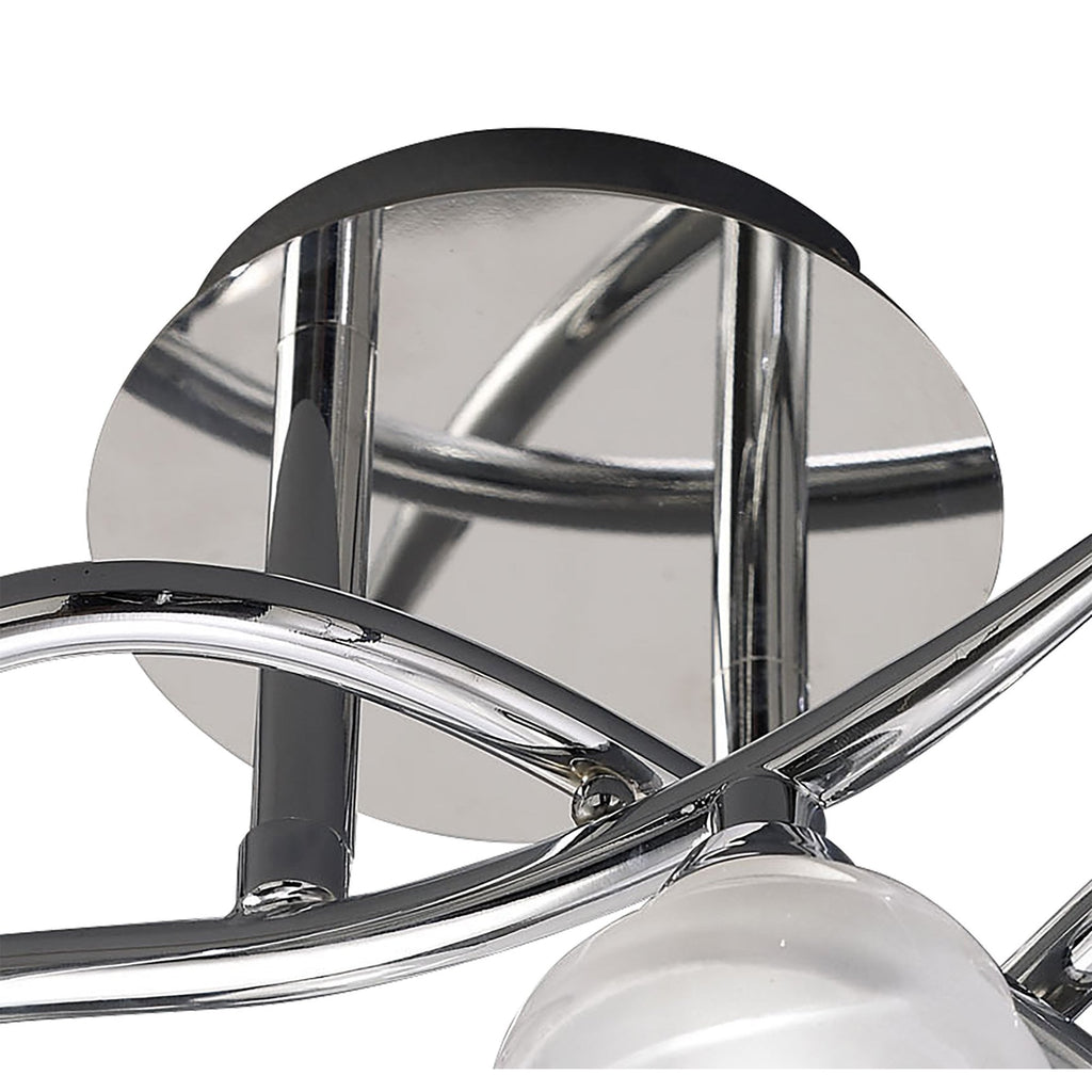 M1804 Loop Ceiling 3 Light G9 Polished Chrome