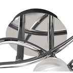 M1804 Loop Ceiling 3 Light G9 Polished Chrome