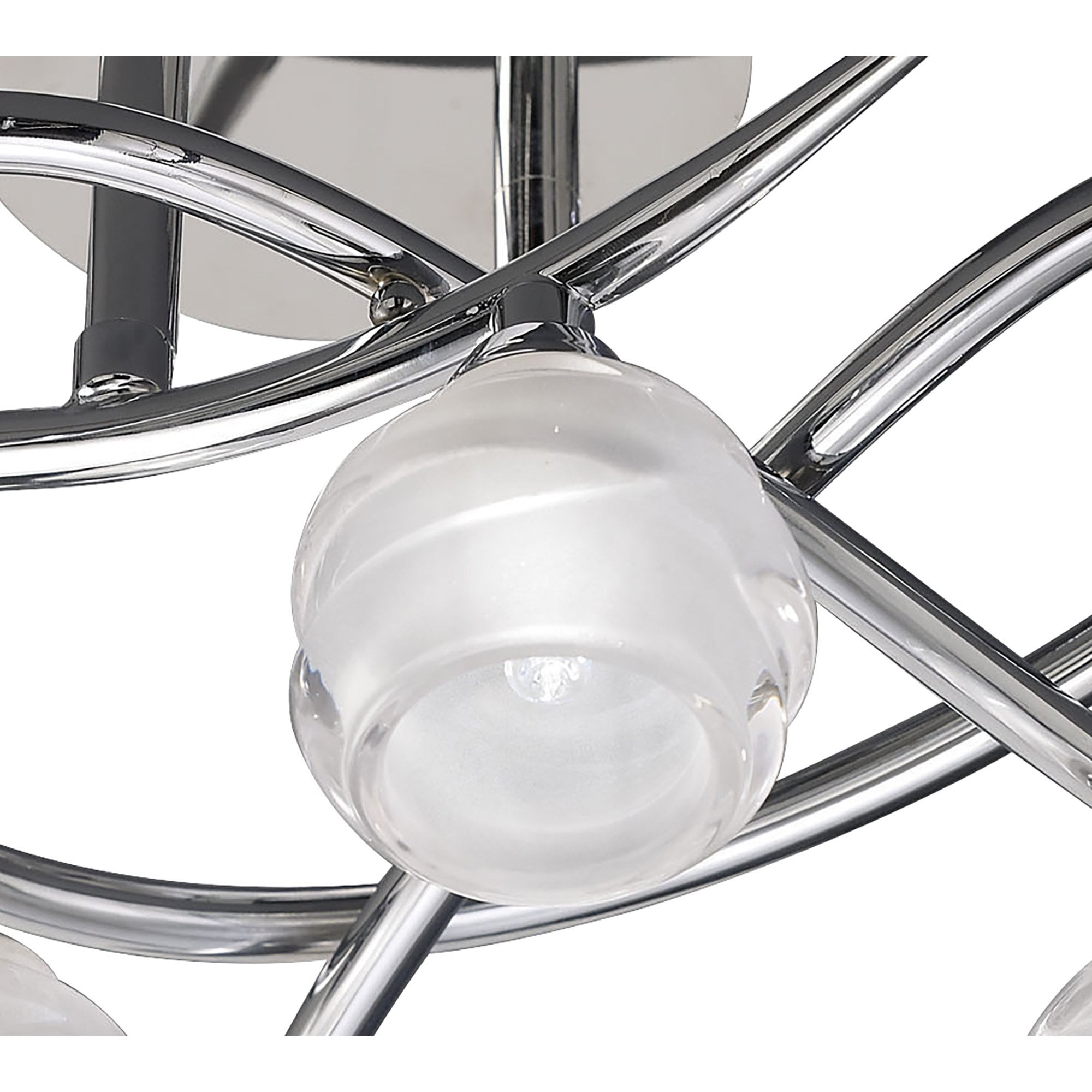 M1804 Loop Ceiling 3 Light G9 Polished Chrome