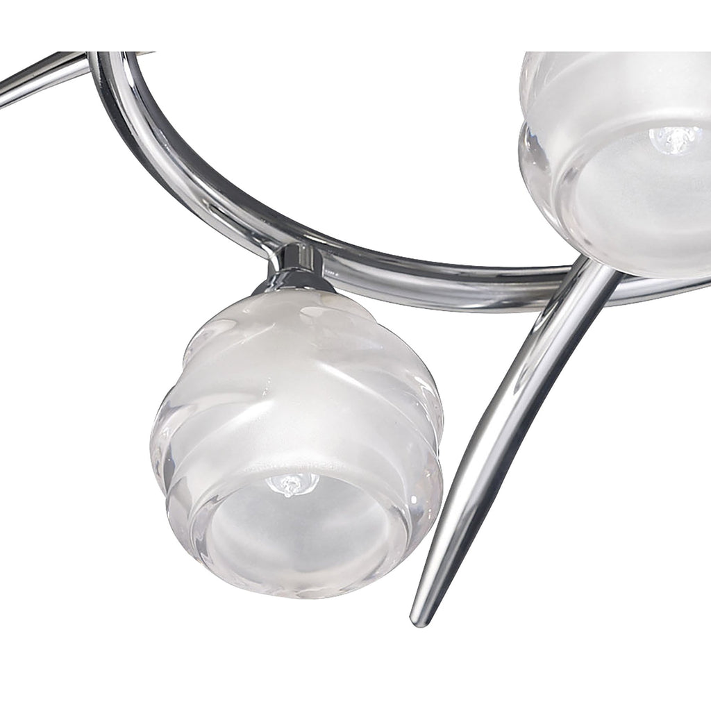 M1804 Loop Ceiling 3 Light G9 Polished Chrome