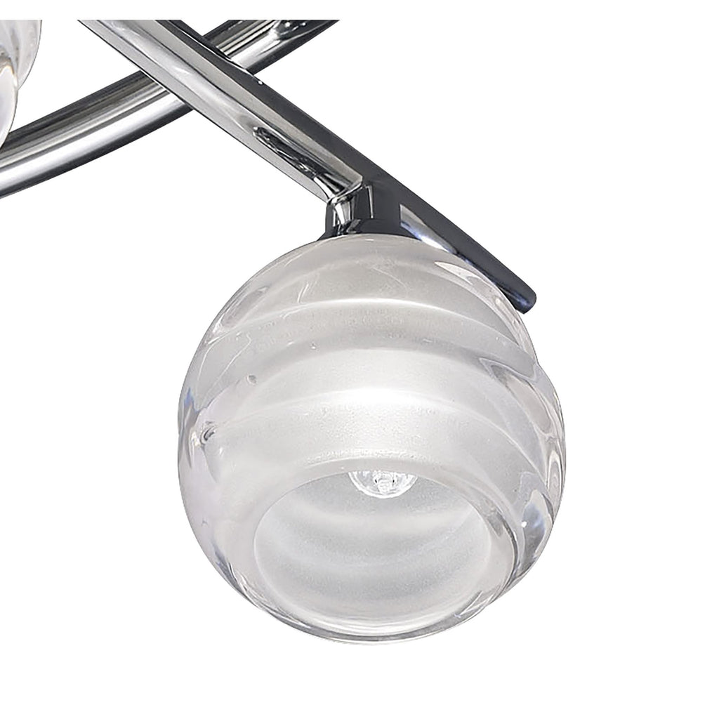 M1804 Loop Ceiling 3 Light G9 Polished Chrome