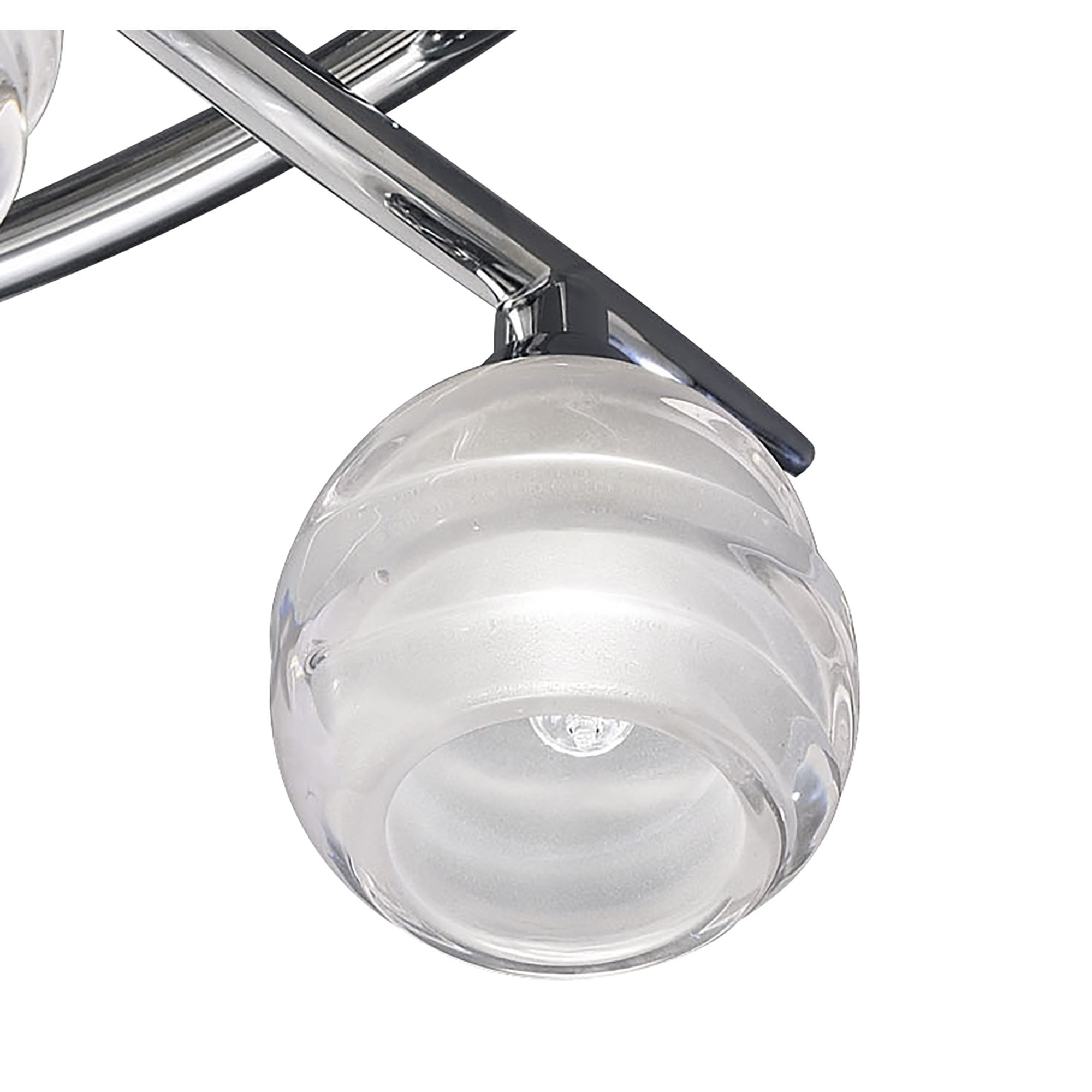 M1804 Loop Ceiling 3 Light G9 Polished Chrome