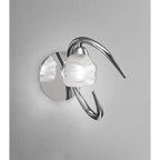 M1806/S Loop Wall Lamp Switched 1 Light G9 ECO Polished Chrome
