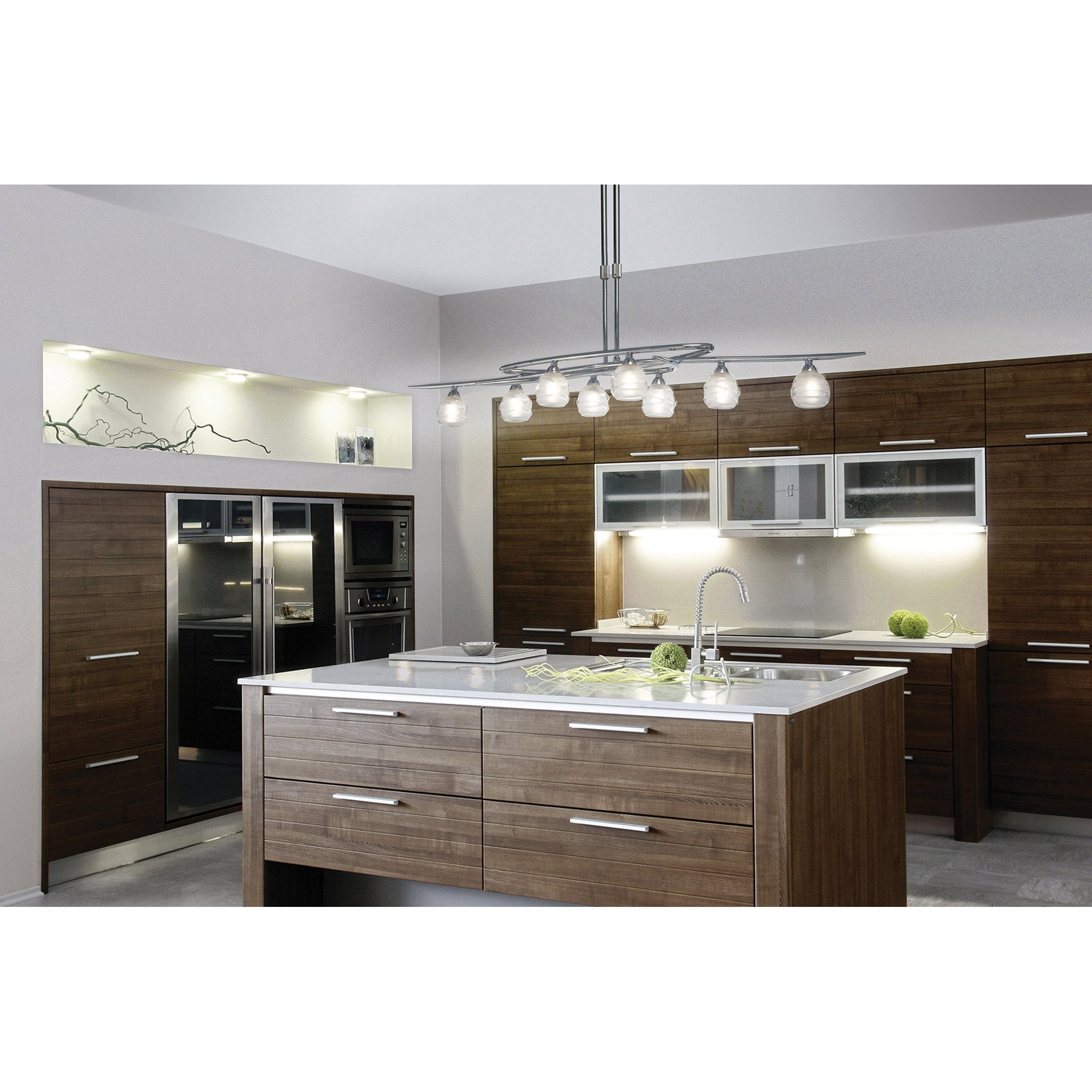 M1806/S Loop Wall Lamp Switched 1 Light G9 ECO Polished Chrome