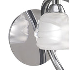 M1806/S Loop Wall Lamp Switched 1 Light G9 ECO Polished Chrome