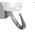M1806/S Loop Wall Lamp Switched 1 Light G9 ECO Polished Chrome