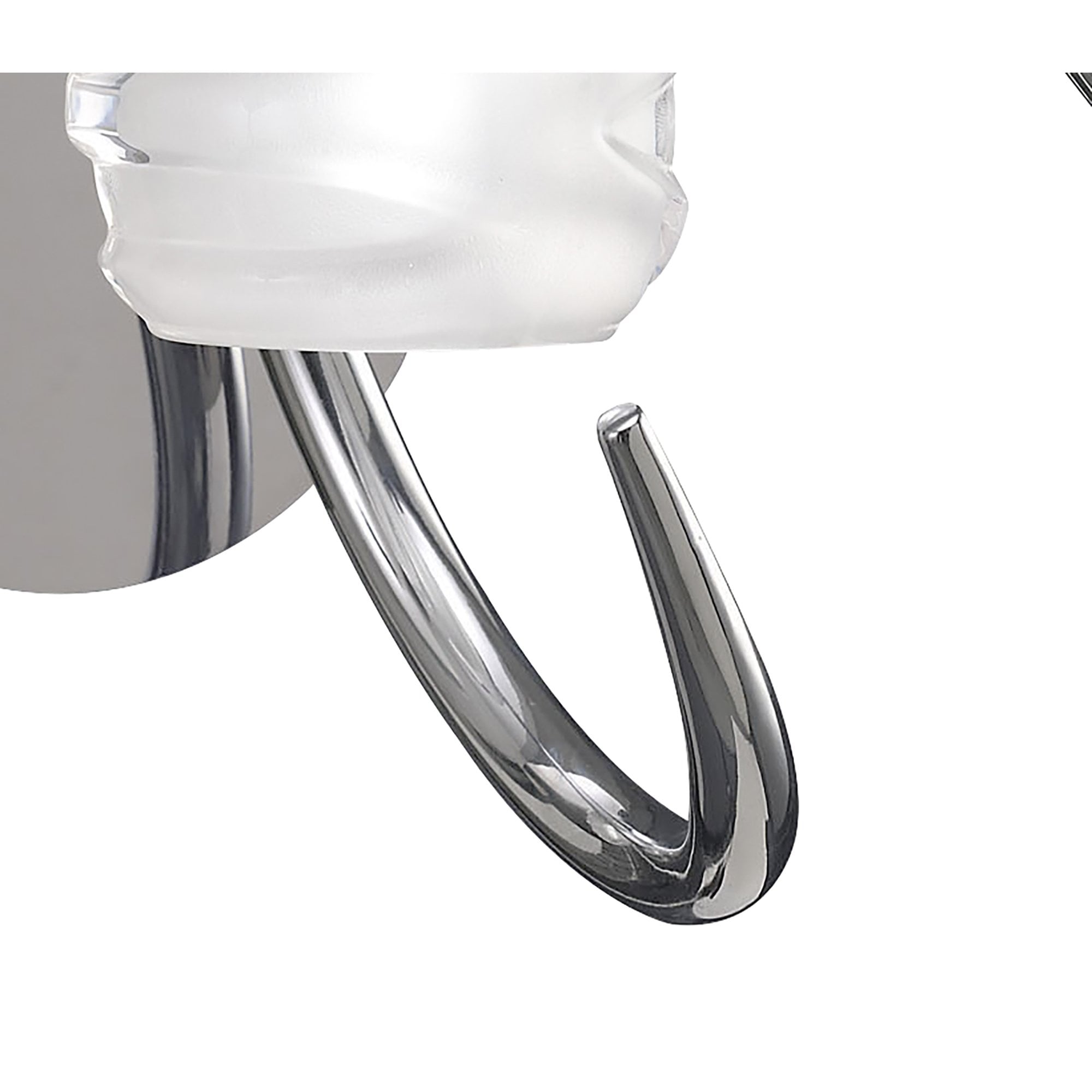 M1806/S Loop Wall Lamp Switched 1 Light G9 ECO Polished Chrome