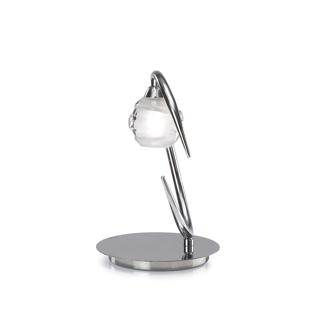 M1807 Loop Table Lamp 1 Light G9 ECO Polished Chrome