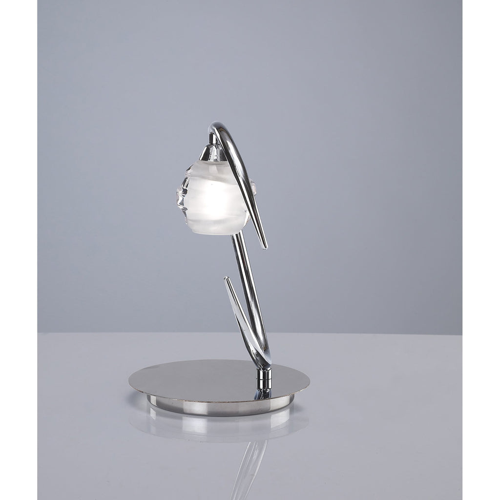 M1807 Loop Table Lamp 1 Light G9 ECO Polished Chrome