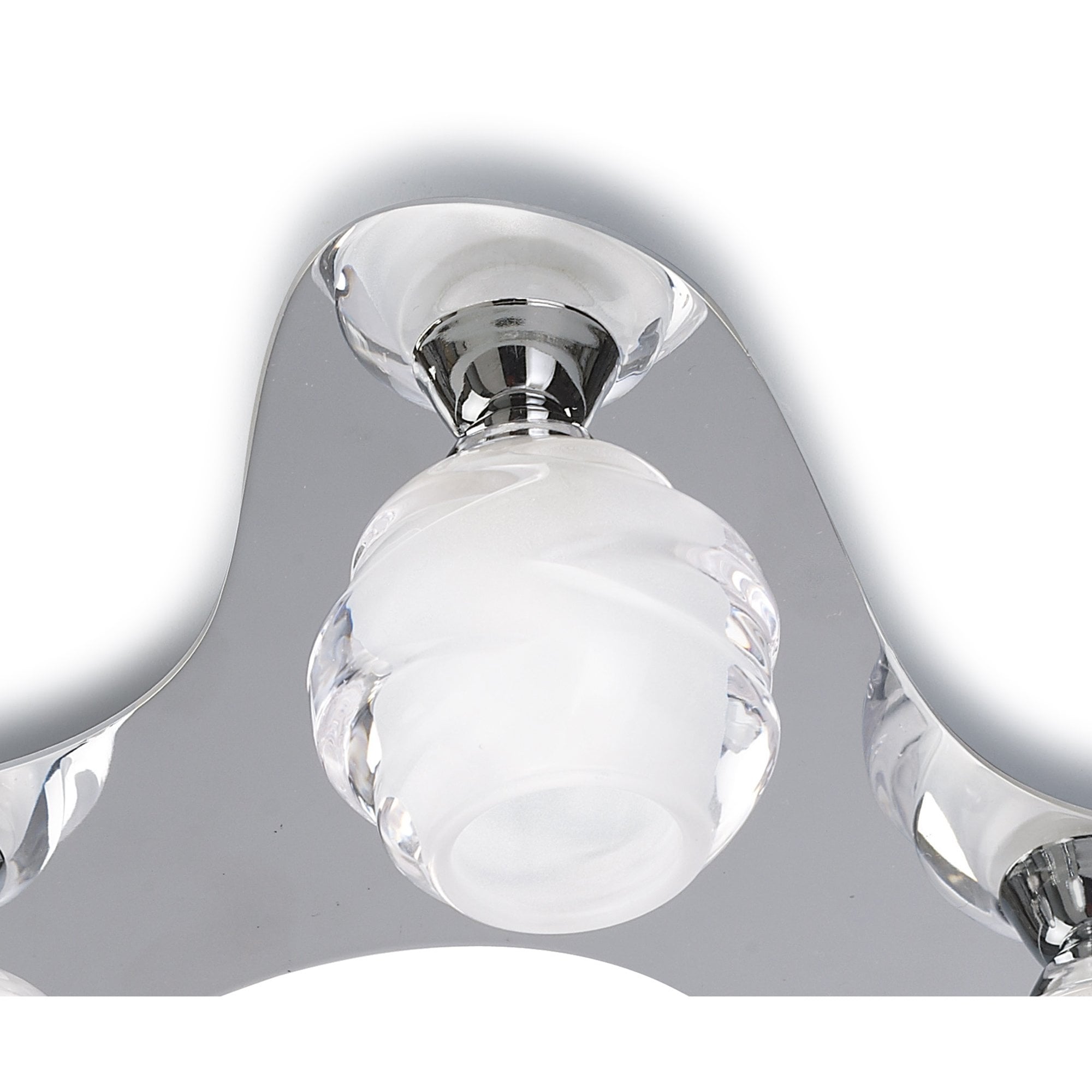 M1808 Loop Flush Ceiling 3 Light G9 ECO Polished Chrome