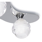 M1808 Loop Flush Ceiling 3 Light G9 ECO Polished Chrome