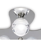 M1809 Loop Flush Ceiling 5 Light G9 ECO Polished Chrome