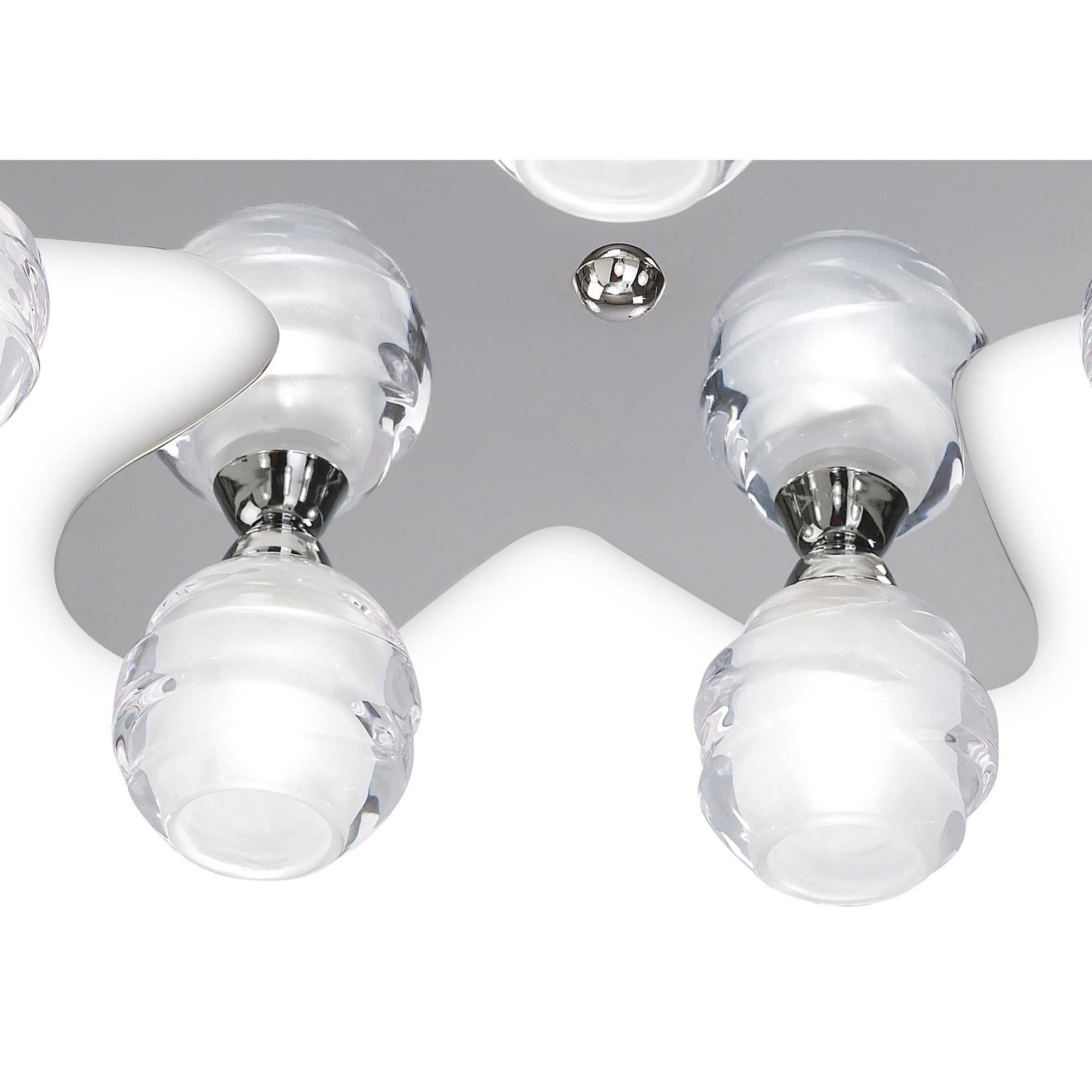 M1809 Loop Flush Ceiling 5 Light G9 ECO Polished Chrome